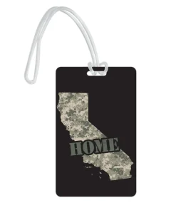 612 My Home State California Luggage Tag