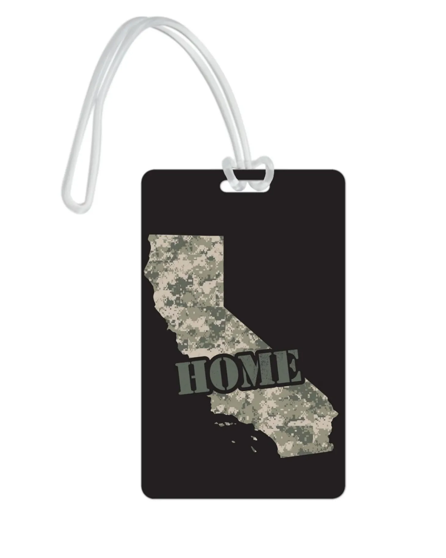 612 My Home State California Luggage Tag