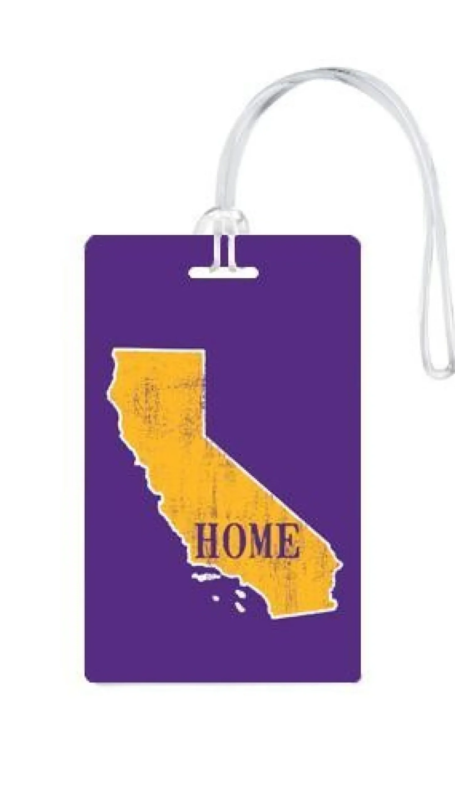 612 My Home State California Luggage Tag