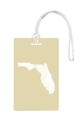612 My Home State Florida Luggage Tag
