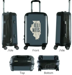 612 My Home State Illinois 20" Carry-On