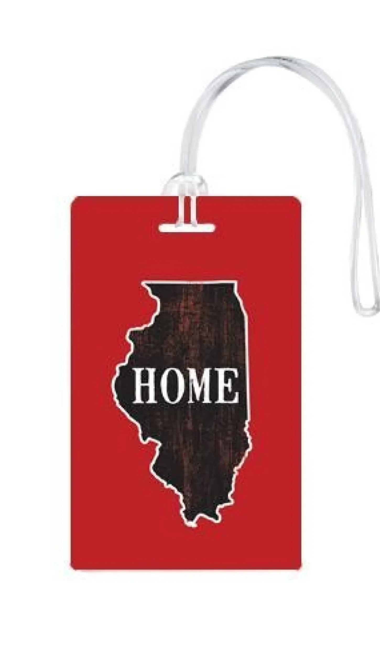 612 My Home State Illinois Luggage Tag