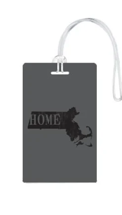 612 My Home State Massachusetts Luggage Tag