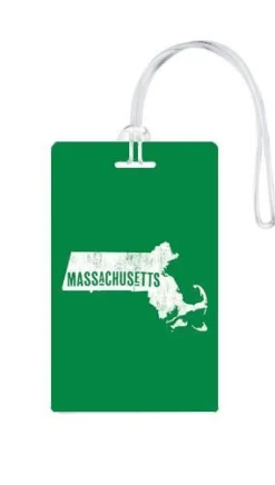 612 My Home State Massachusetts Luggage Tag