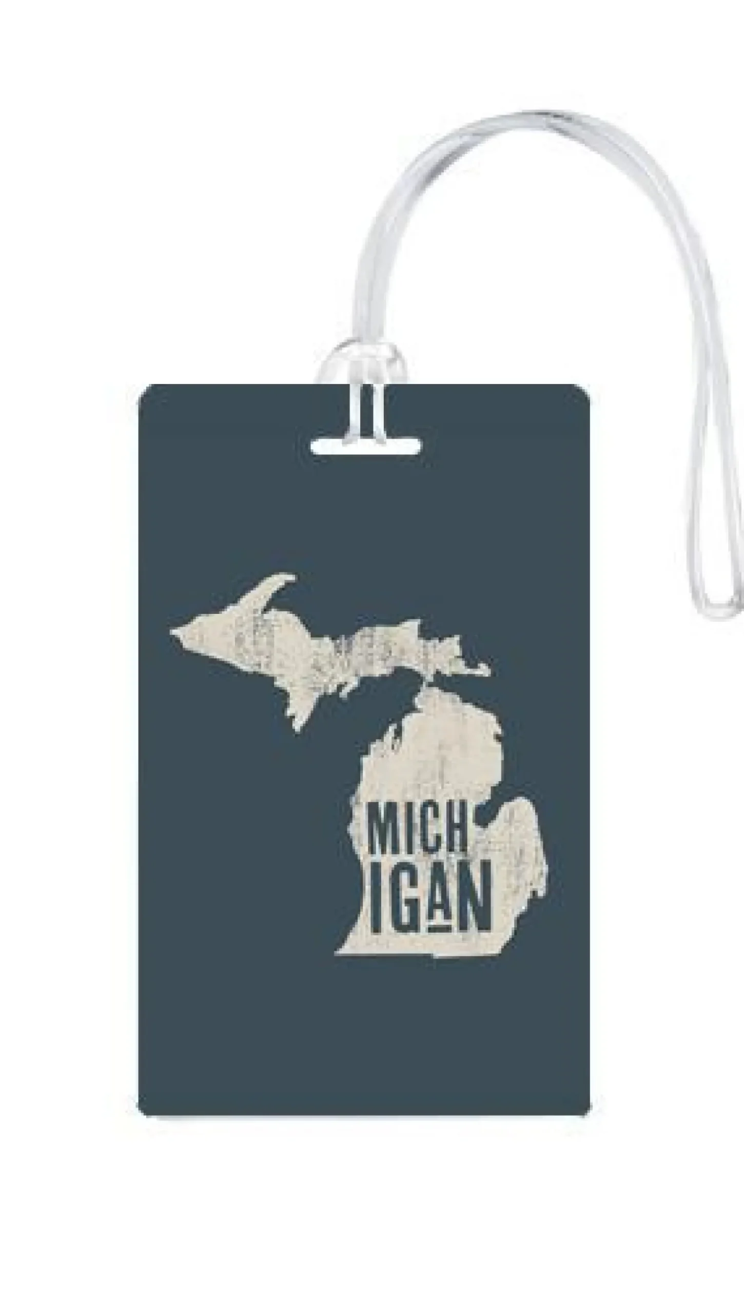 612 My Home State Michigan Luggage Tag