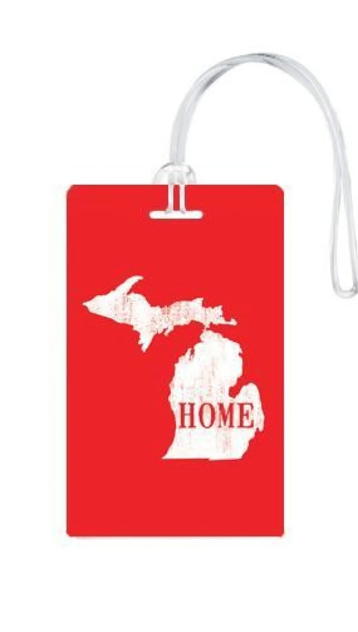 612 My Home State Michigan Luggage Tag