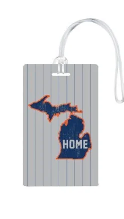 612 My Home State Michigan Luggage Tag