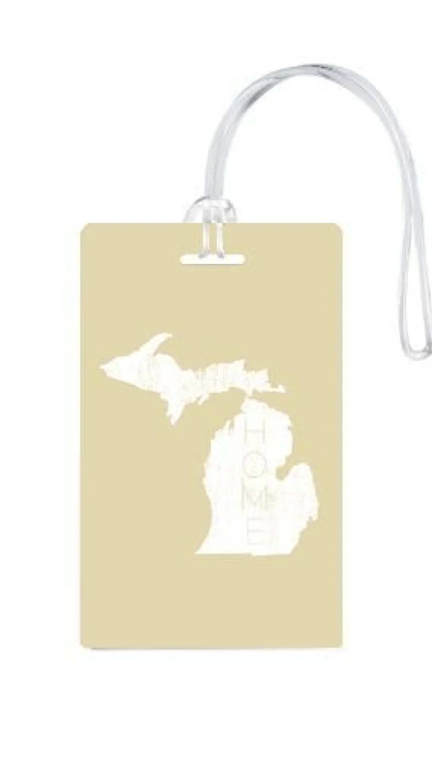 612 My Home State Michigan Luggage Tag
