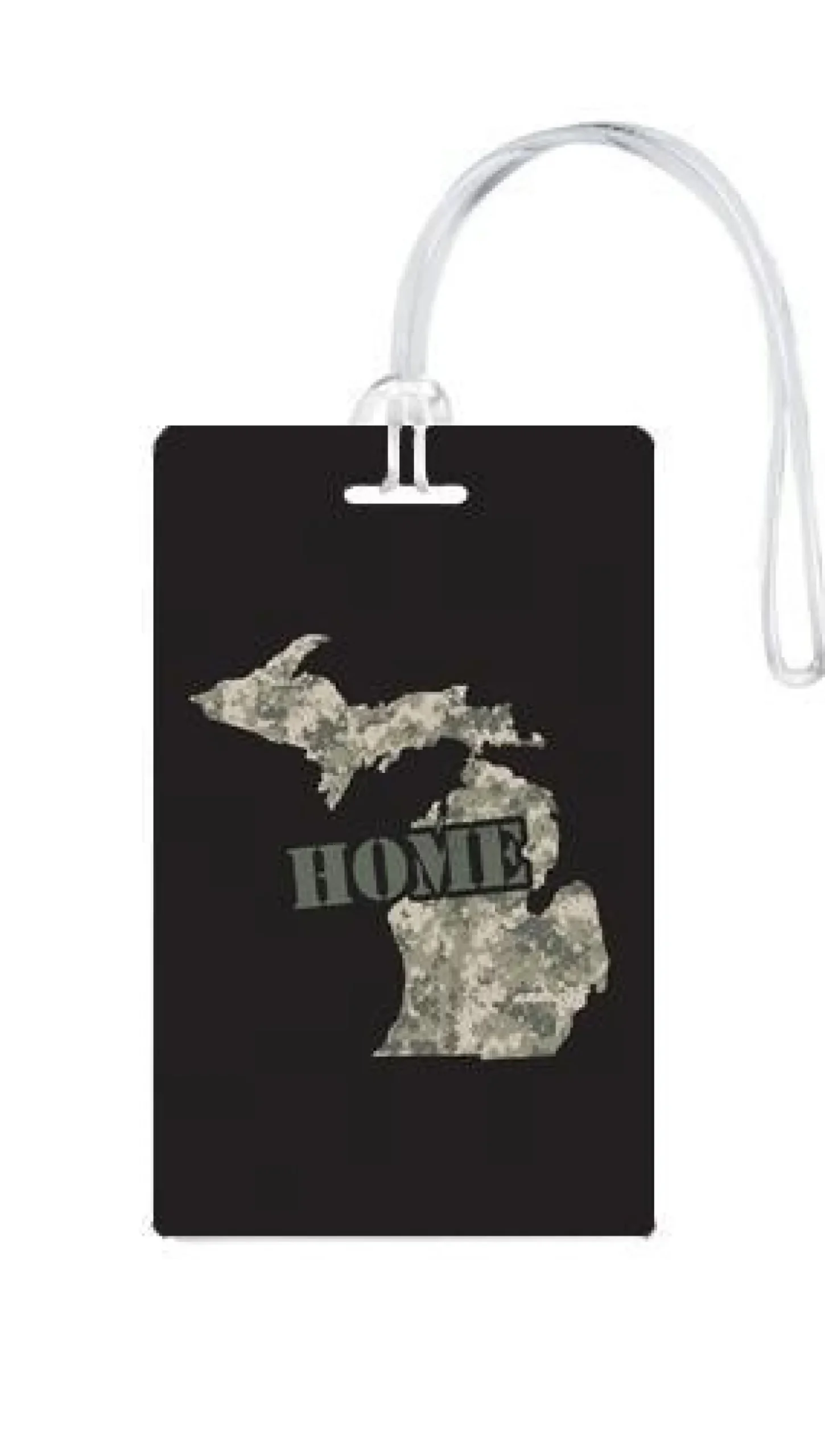 612 My Home State Michigan Luggage Tag