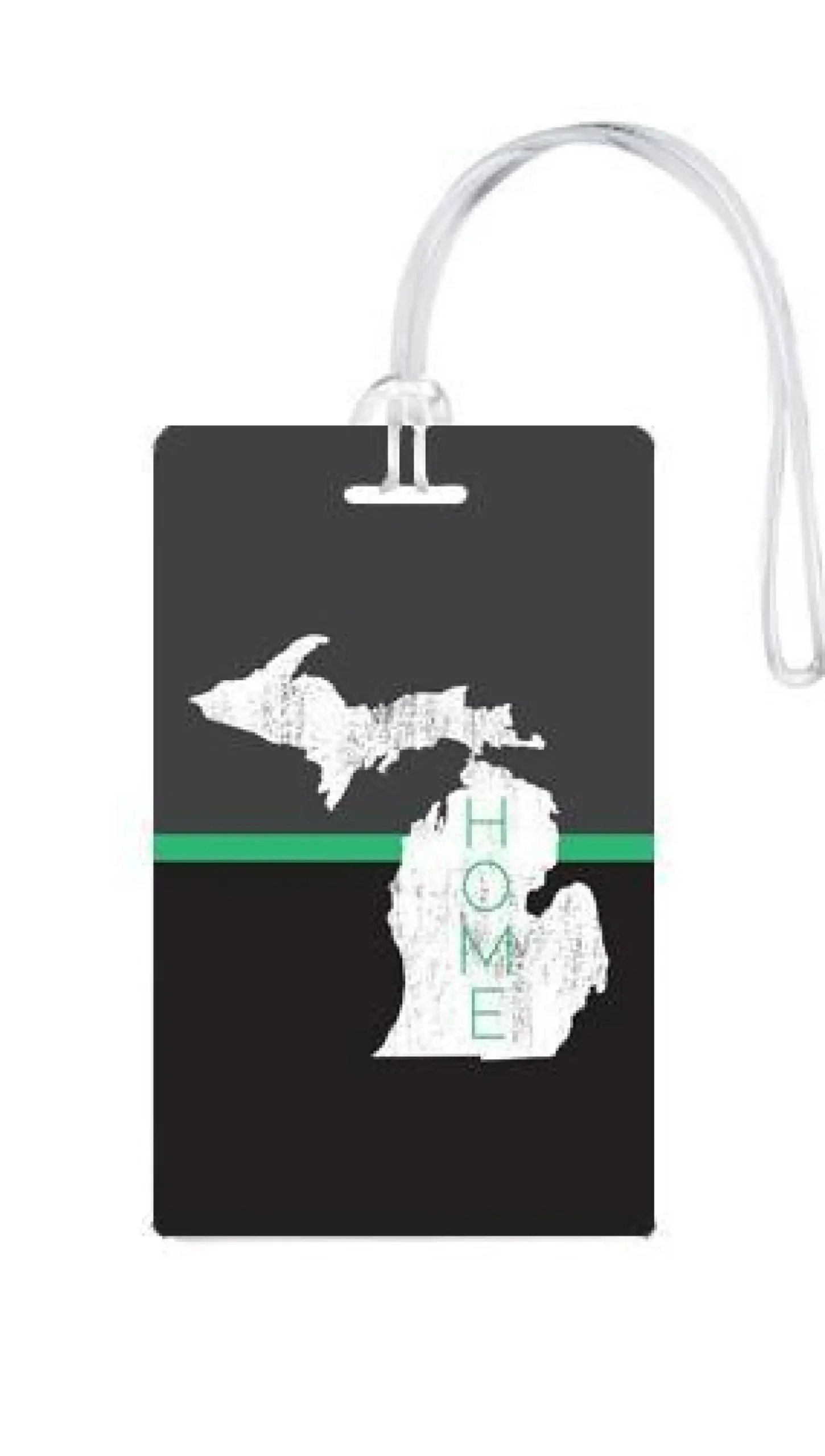 612 My Home State Michigan Luggage Tag