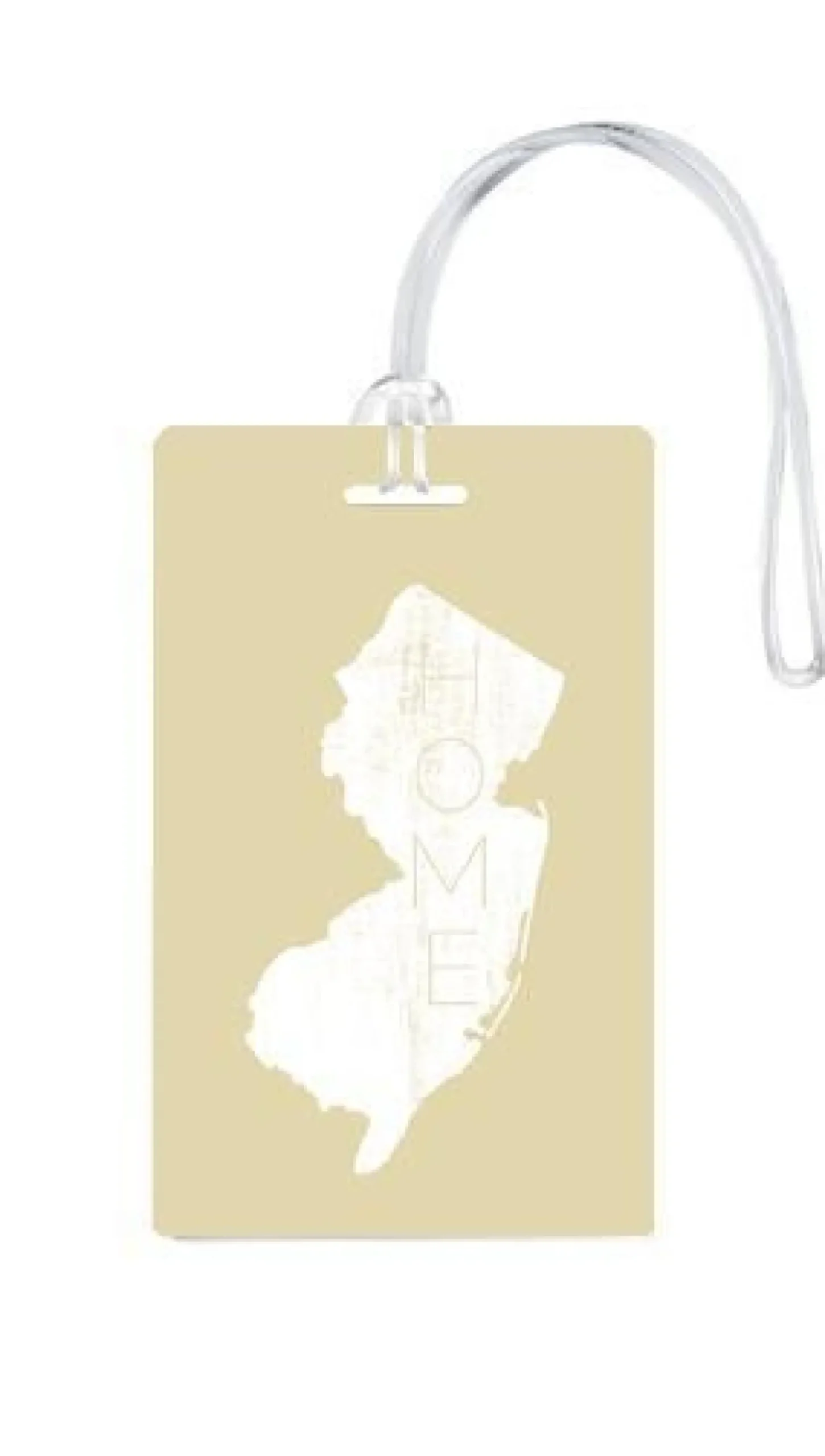 612 My Home State New Jersey Luggage Tag