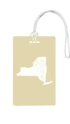 612 My Home State New York Luggage Tag