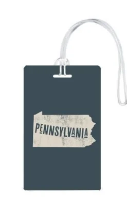 612 My Home State Pennsylvania Luggage Tag