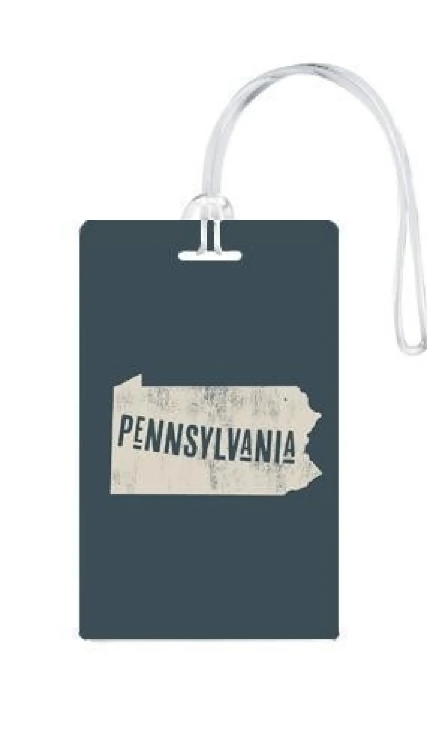 612 My Home State Pennsylvania Luggage Tag