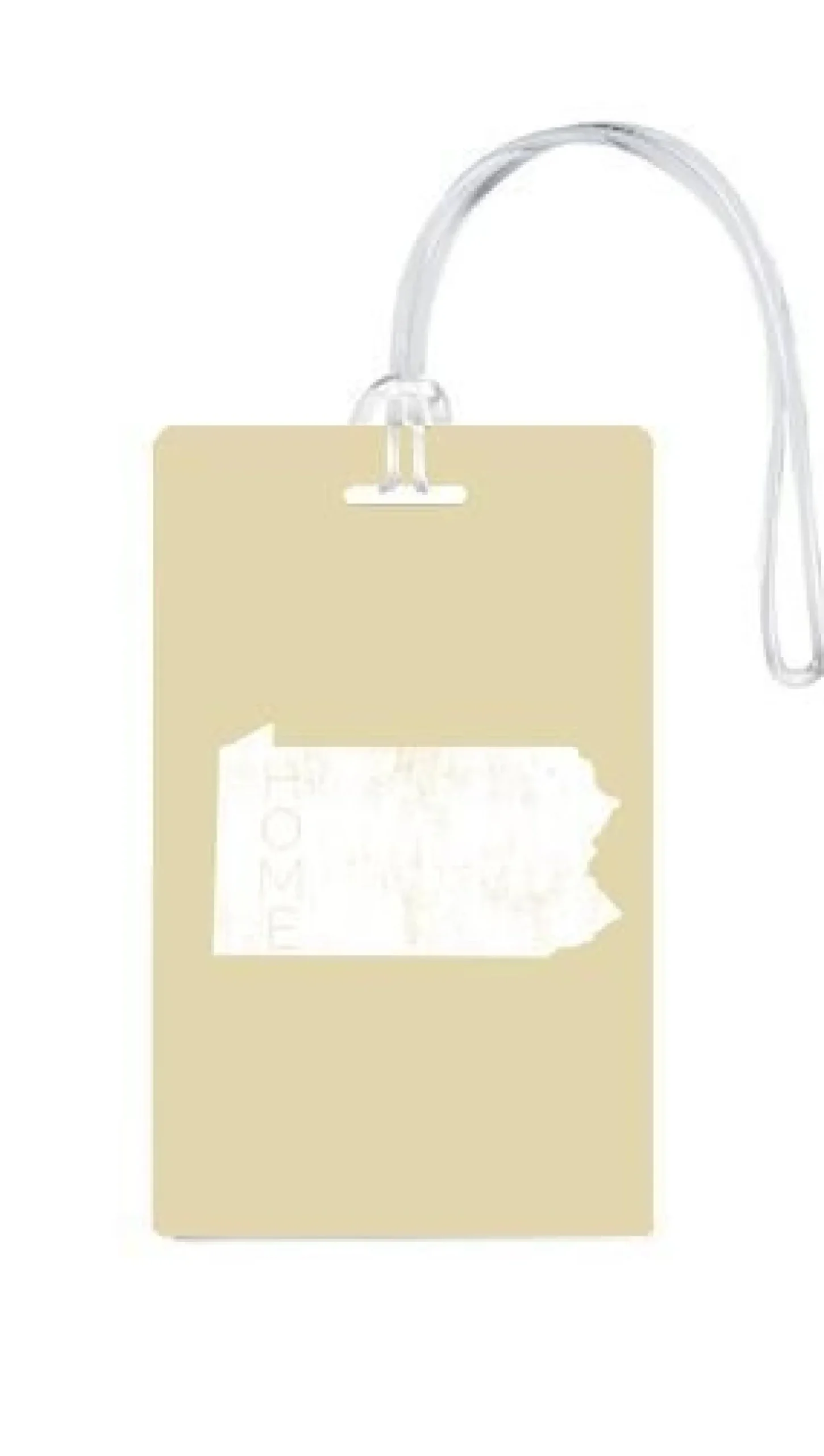 612 My Home State Pennsylvania Luggage Tag