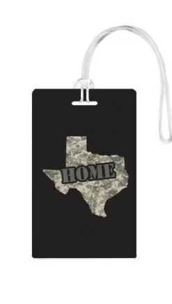 612 My Home State Texas Luggage Tag