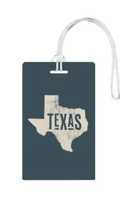612 My Home State Texas Luggage Tag