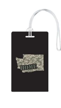 612 My Home State Washington Luggage Tag