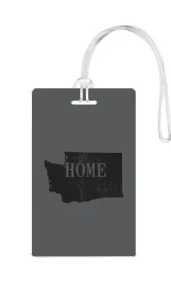 612 My Home State Washington Luggage Tag