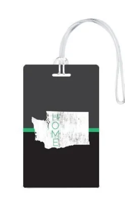 612 My Home State Washington Luggage Tag