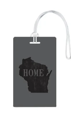 612 My Home State Wisconsin Luggage Tag