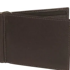 Piel Leather Bi-Fold Money Clip Wallet