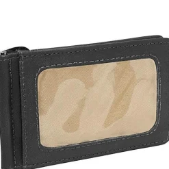 Piel Leather Bi-Fold Money Clip W/Id Window