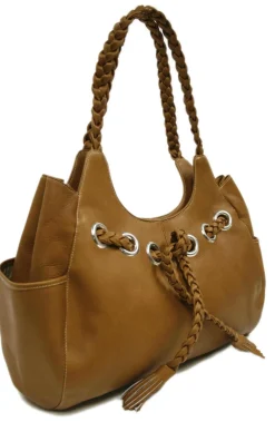 Piel Leather Braided Hobo