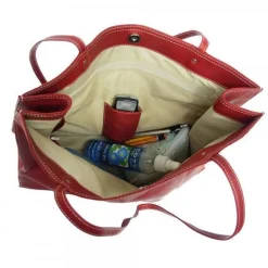 Piel Leather Carry-All Market Bag