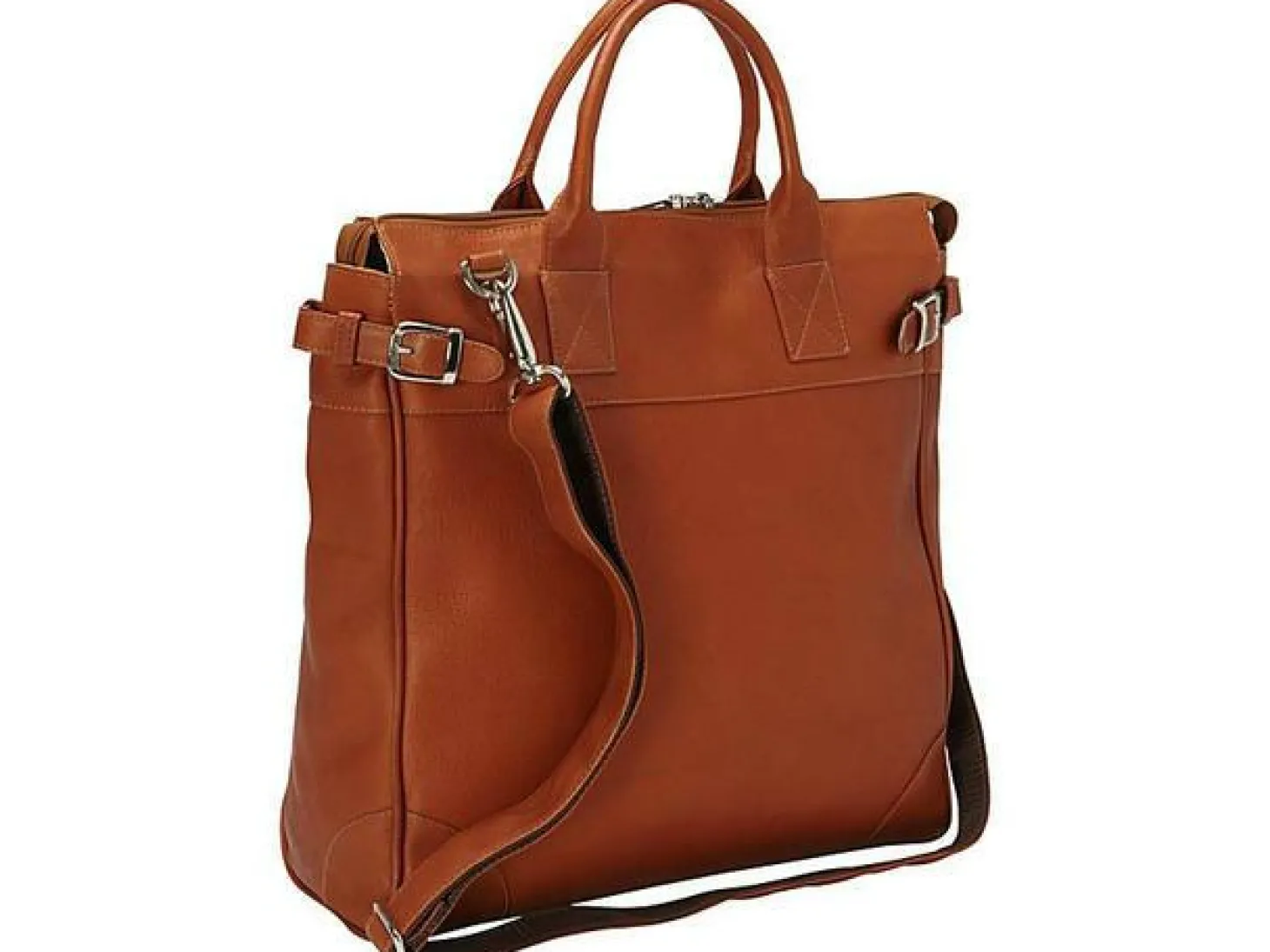 Piel Leather Cross Body Traveler Tote