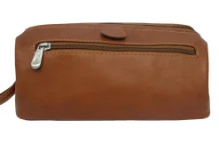 Piel Leather Deluxe Top Frame Traveling Kit
