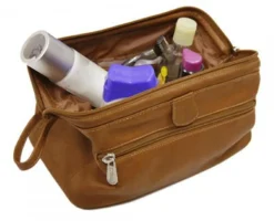 Piel Leather Deluxe Top Frame Traveling Kit