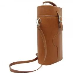 Piel Leather Double Deluxe Wine Carrier