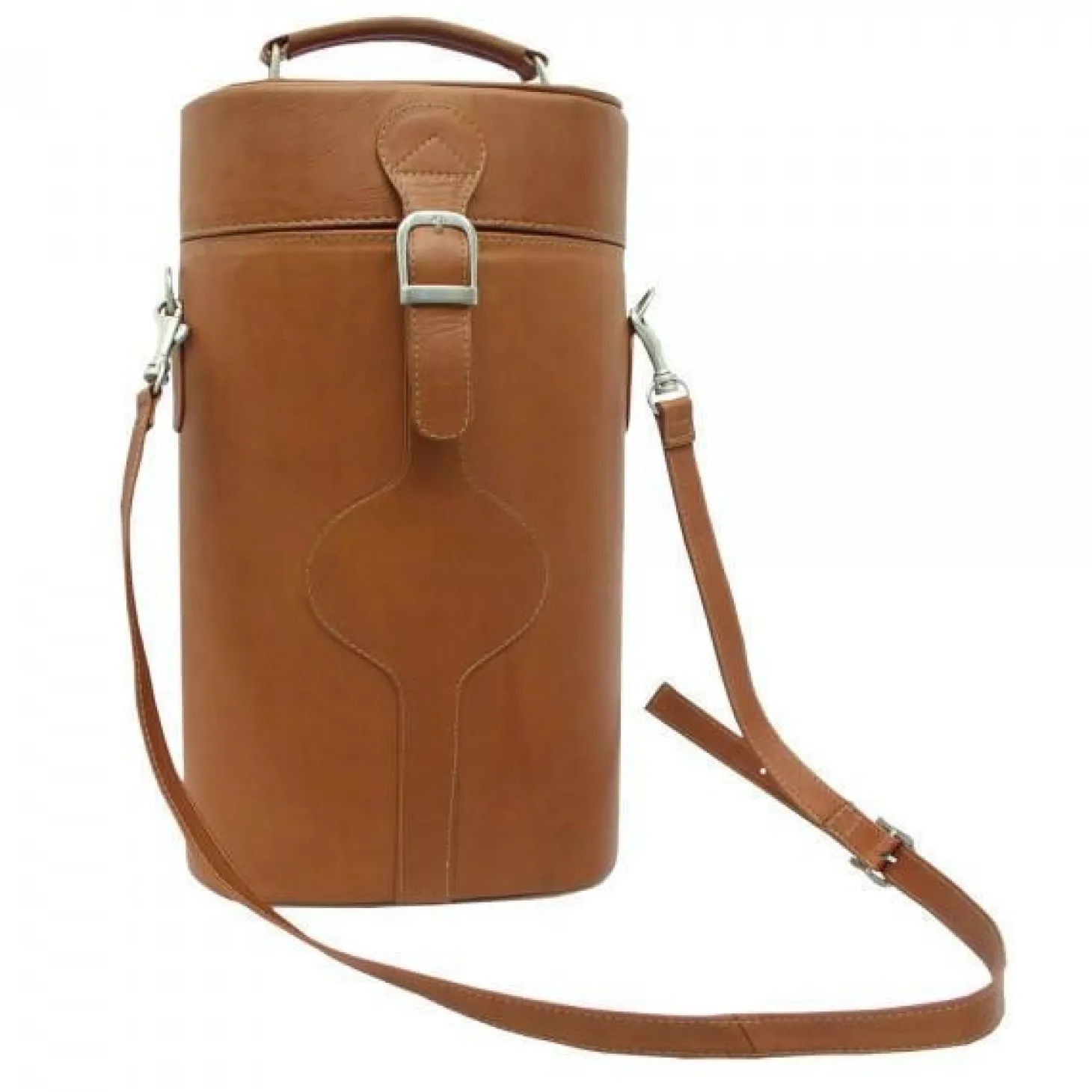 Piel Leather Double Deluxe Wine Carrier