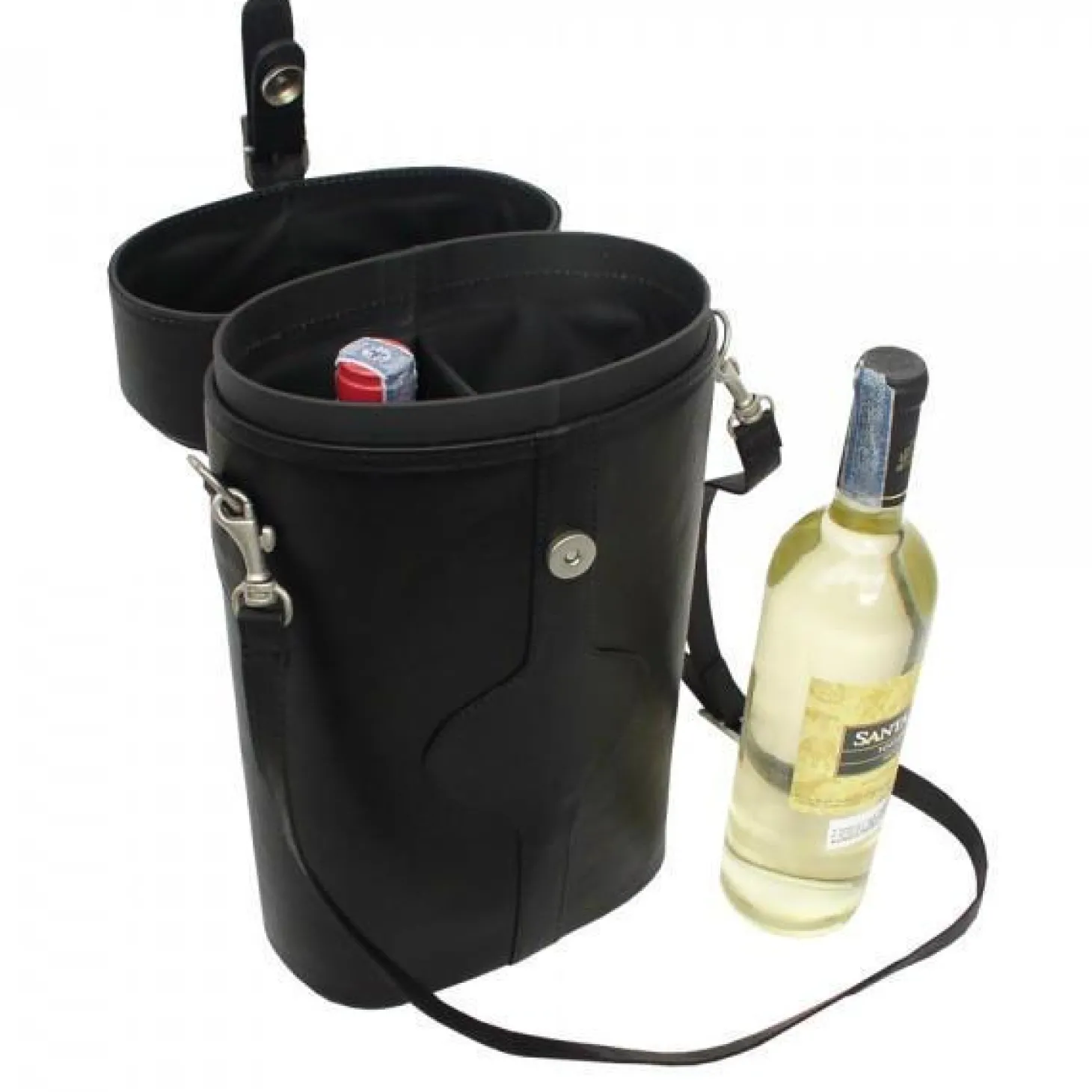 Piel Leather Double Deluxe Wine Carrier