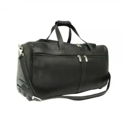 Piel Leather Duffel On Wheels