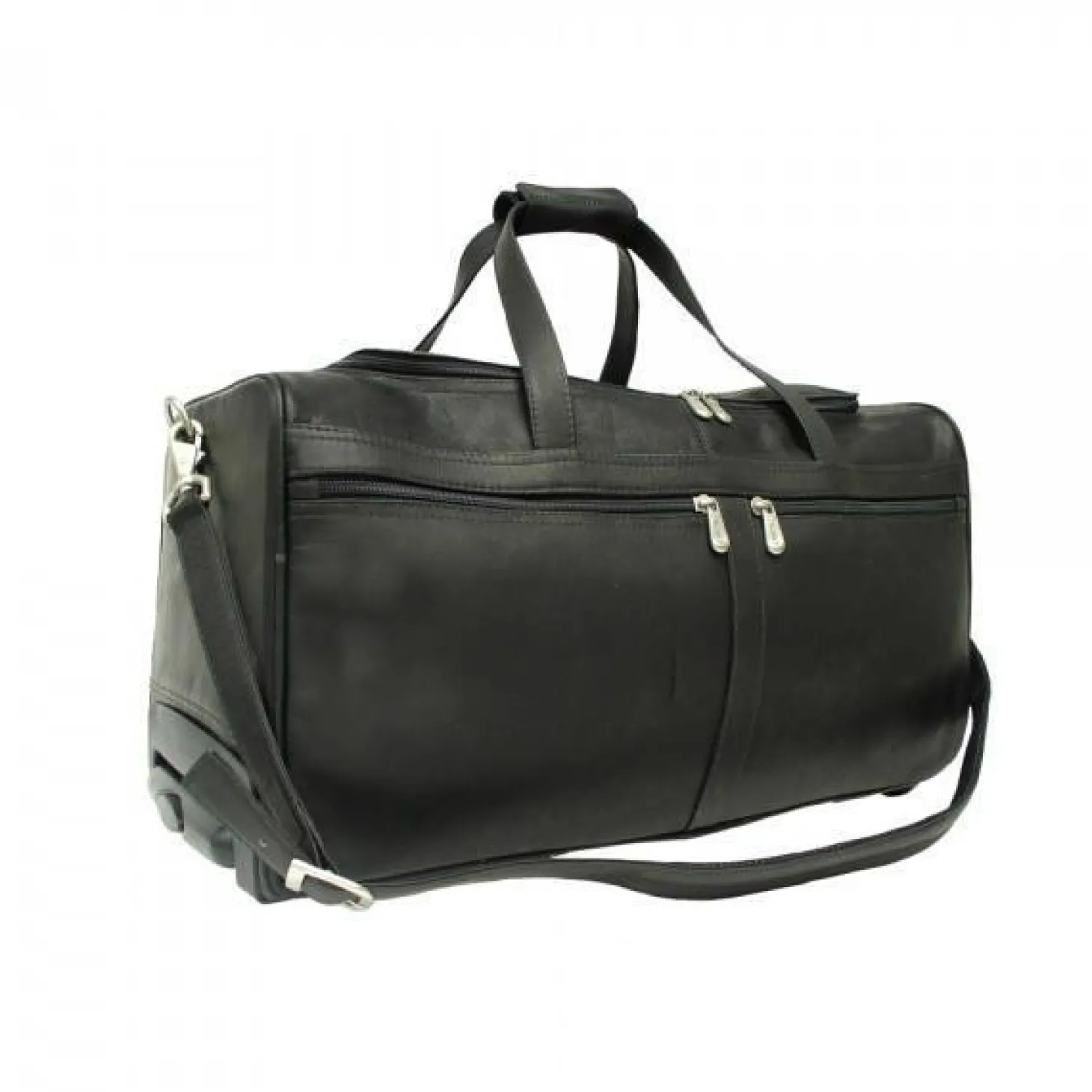 Piel Leather Duffel On Wheels