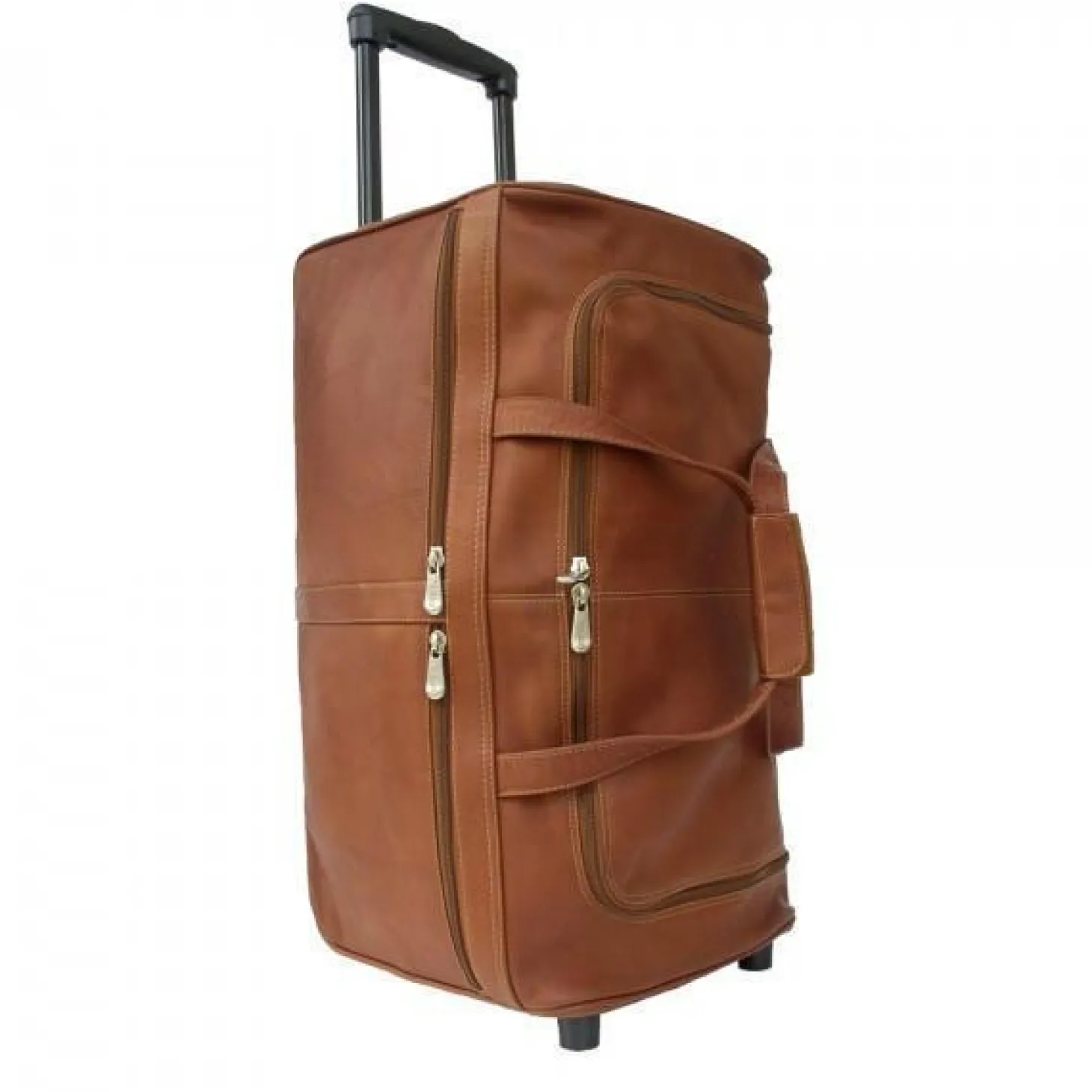 Piel Leather Duffel On Wheels