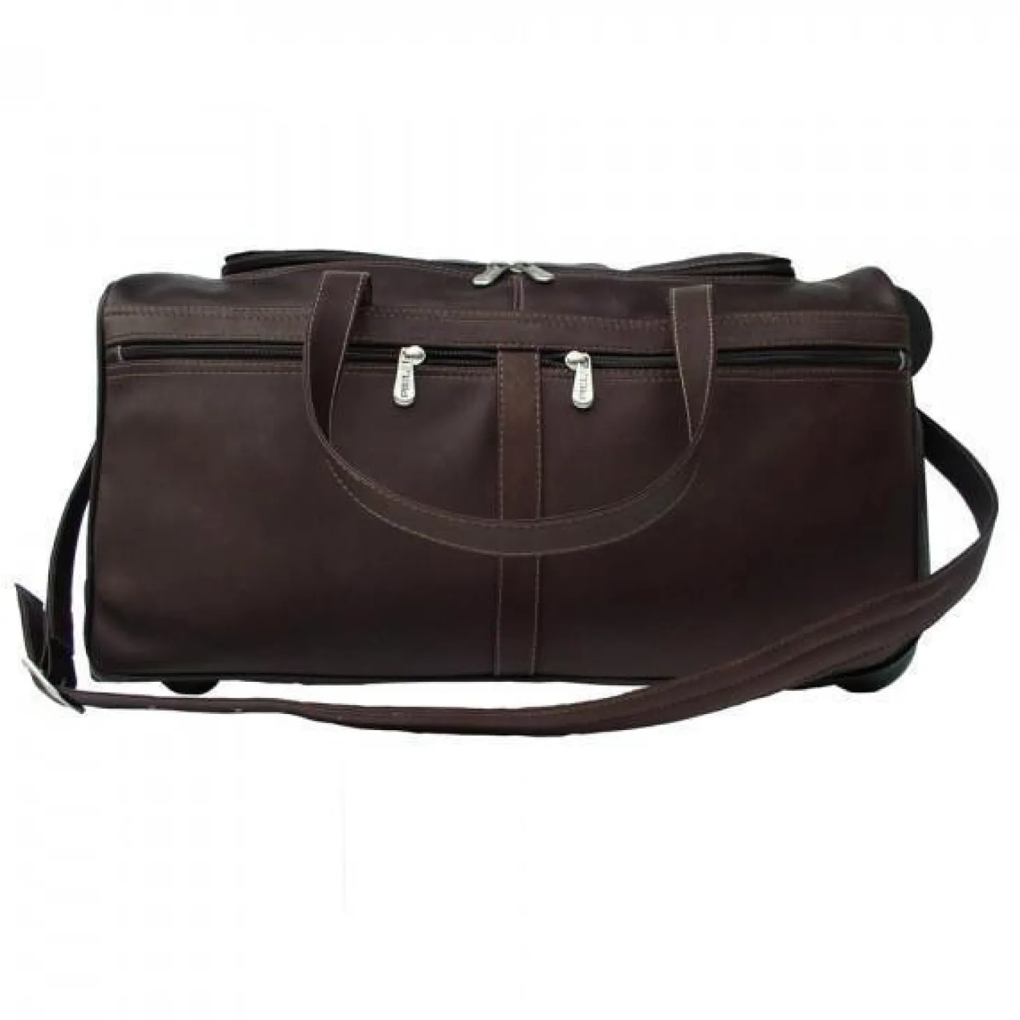 Piel Leather Duffel On Wheels