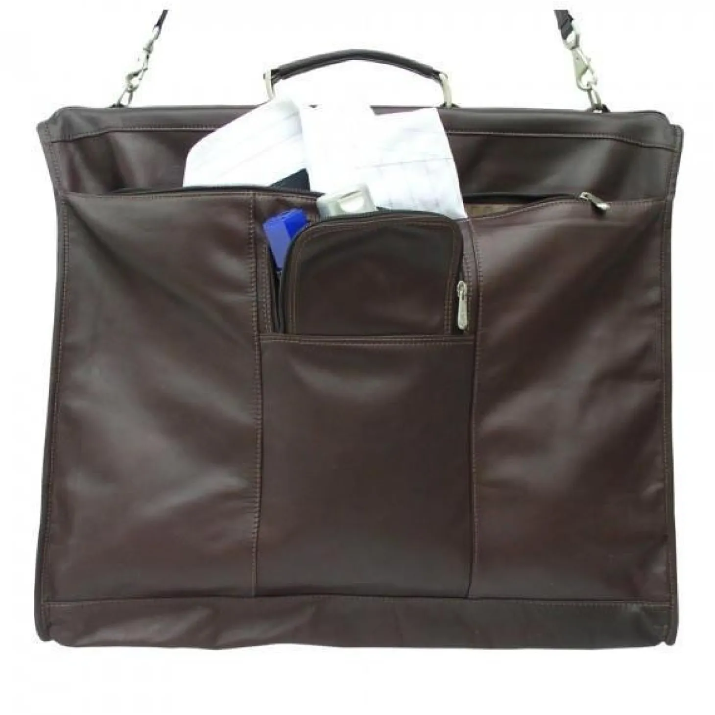 Piel Leather Elite Garment Bag