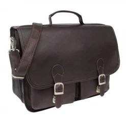 Piel Leather Executive Two Pocket Portfolio