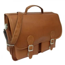 Piel Leather Executive Two Pocket Portfolio