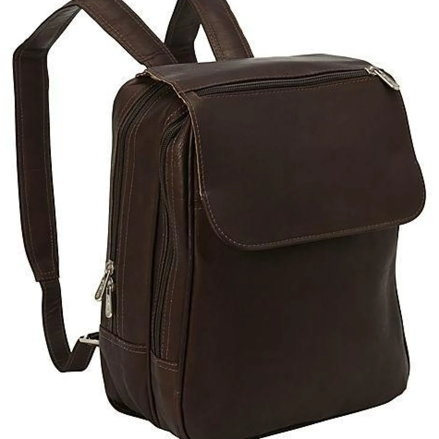 Piel Leather Flap-Over Tablet Backpack