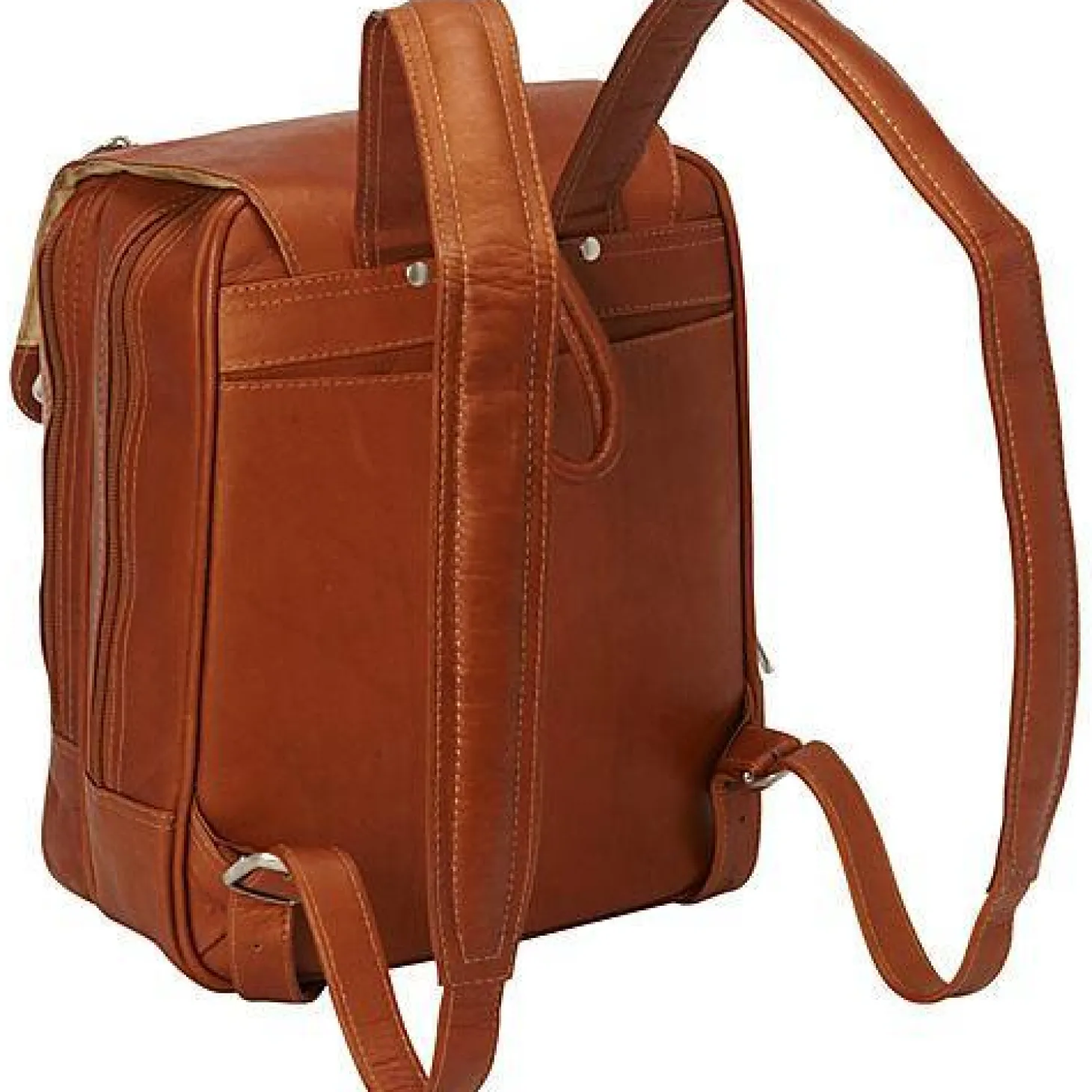 Piel Leather Flap-Over Tablet Backpack