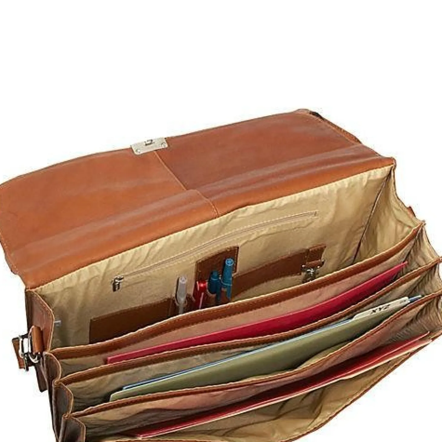 Piel Leather Four Step-Down Portfolio