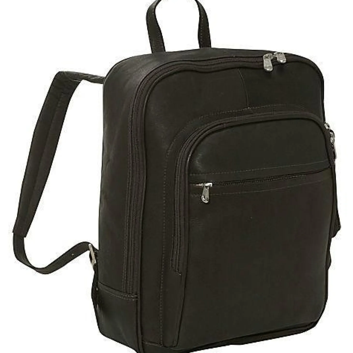 Piel Leather Front Pocket Computer Backpack