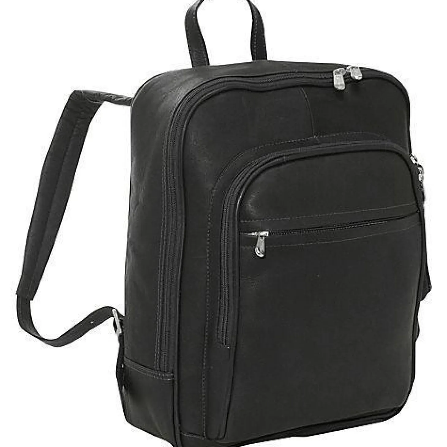 Piel Leather Front Pocket Computer Backpack