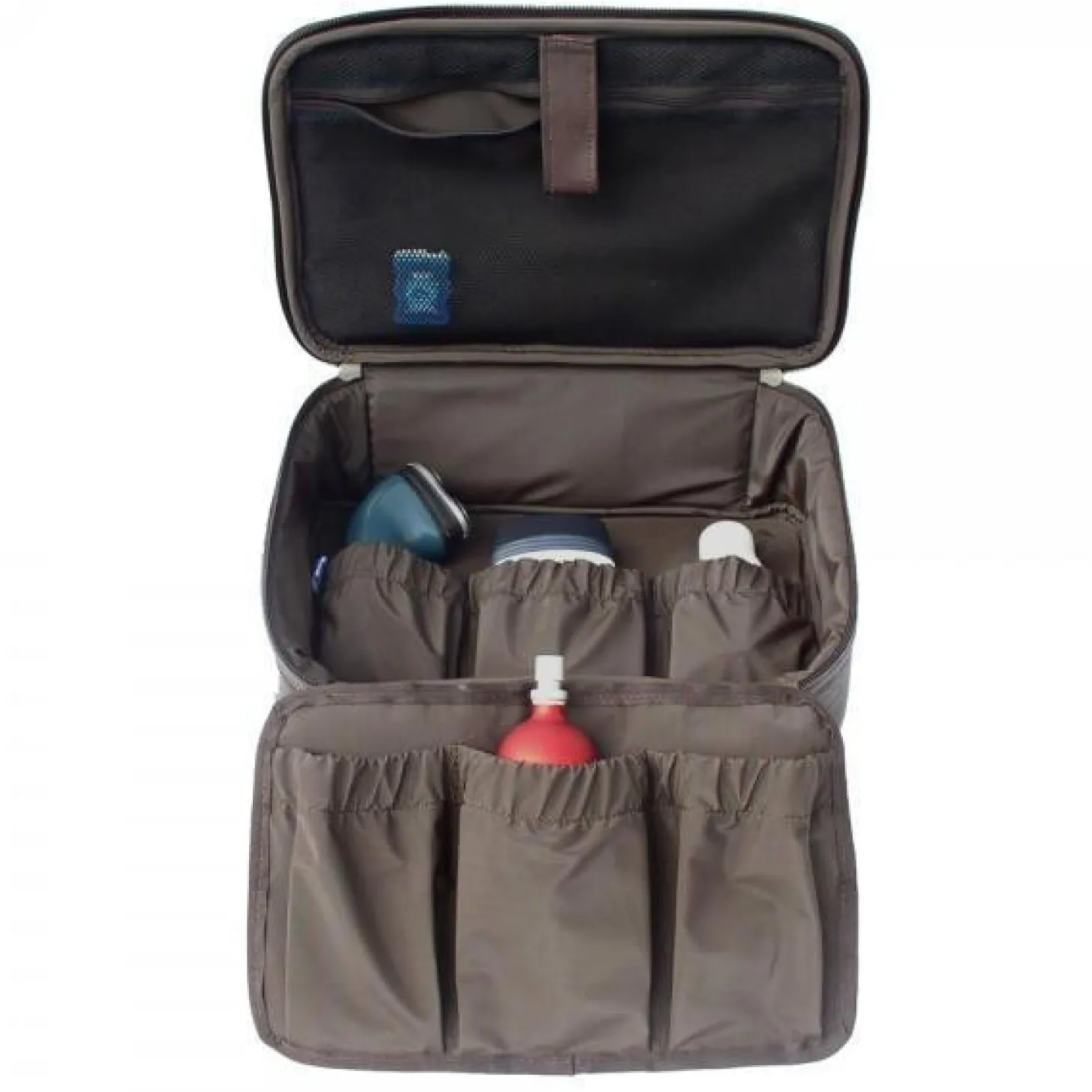 Piel Leather Hanging Cosmetic Utility Kit