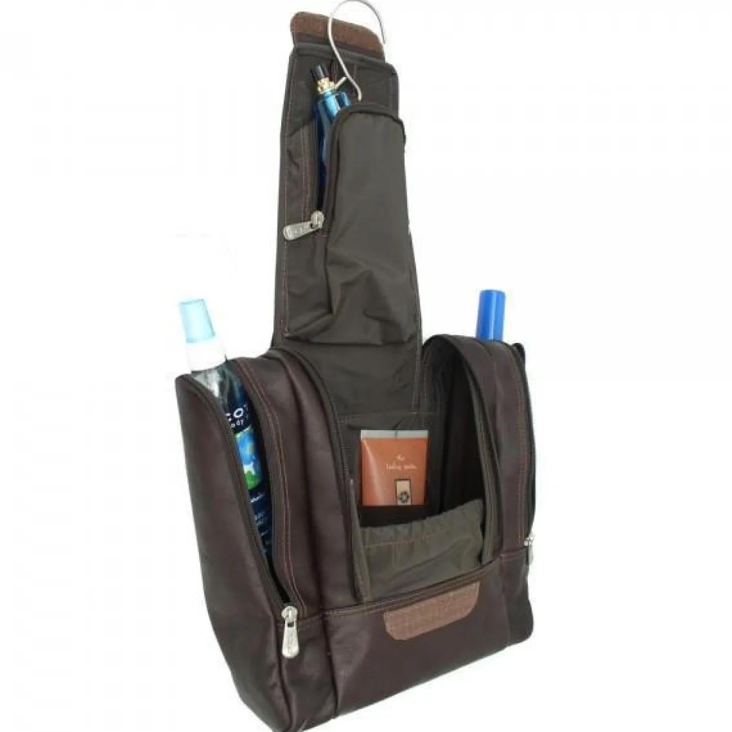 Piel Leather Hanging Travel Toiletry Kit