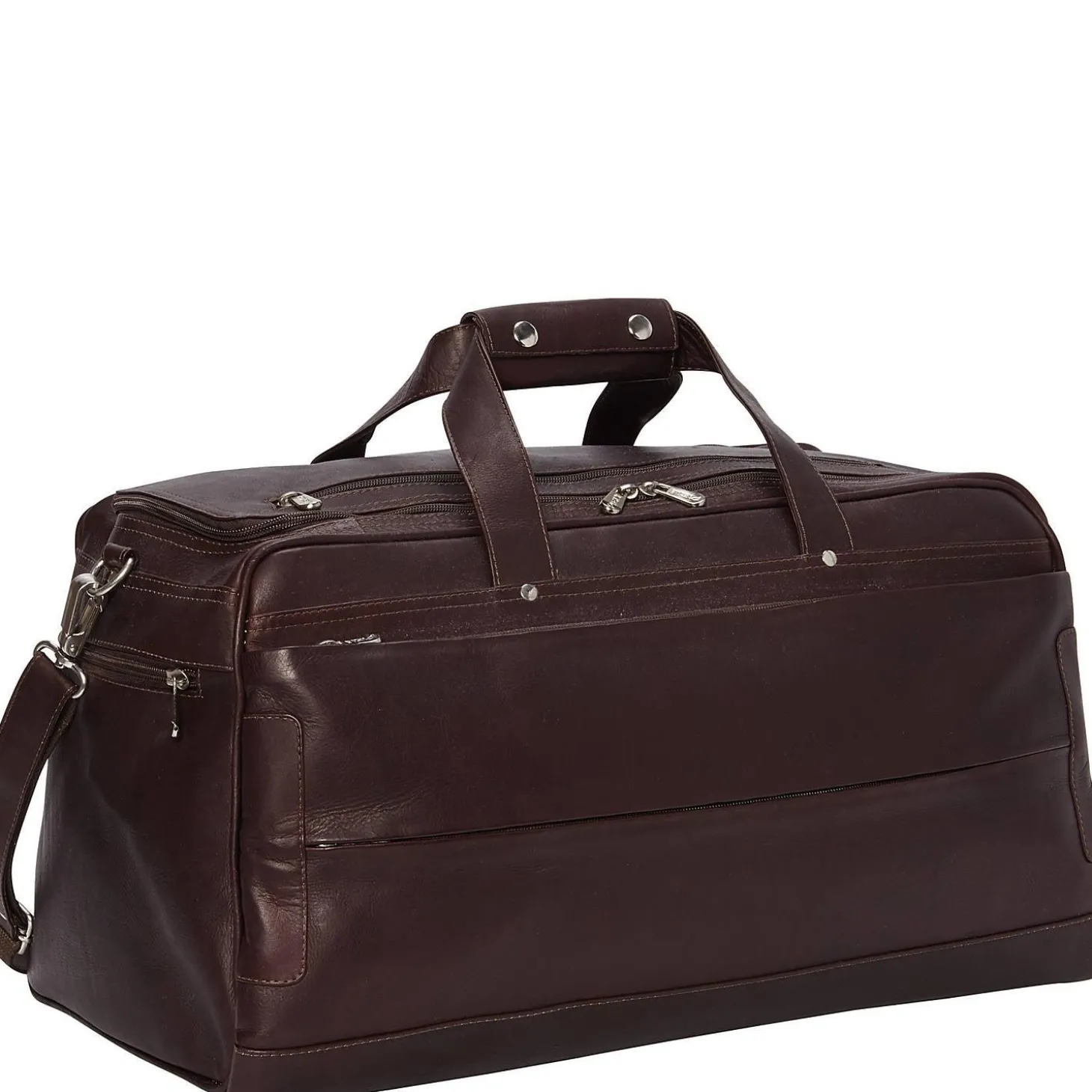 Piel Leather Hidden Pocket Duffel